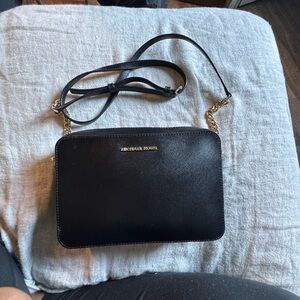 Michael Kors Sleek Black Crossbody Bag
